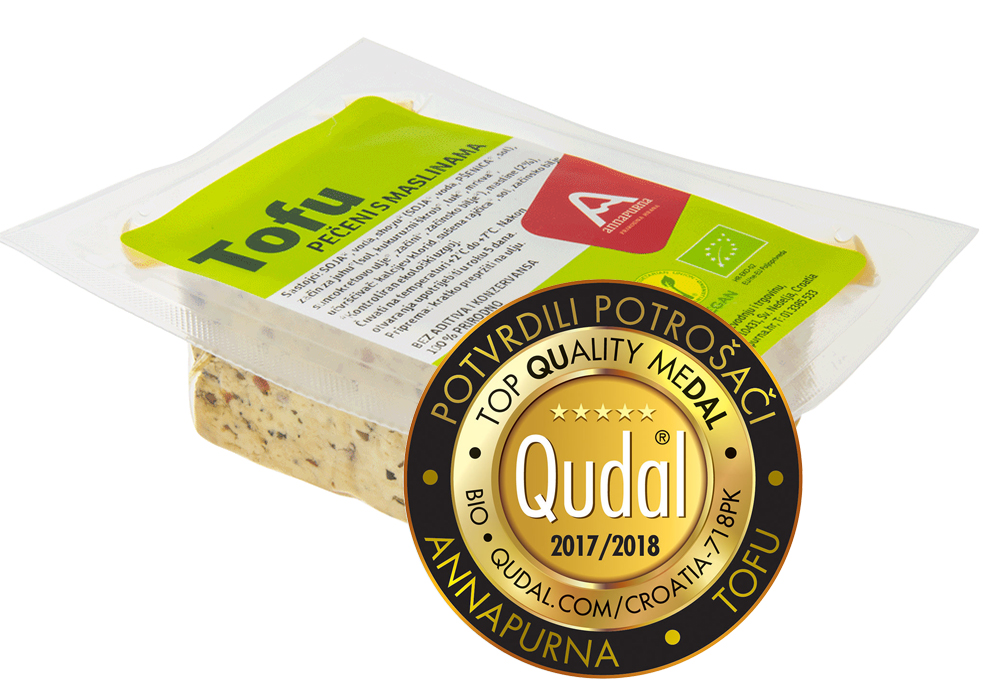 Pečeni tofu s maslinama eko