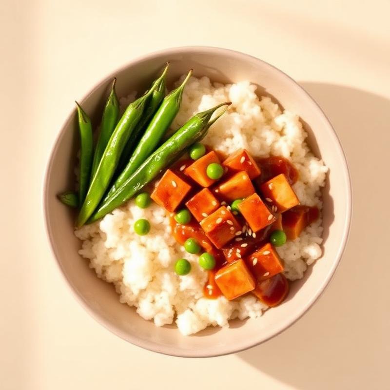 Tempeh teriyaki zdjela