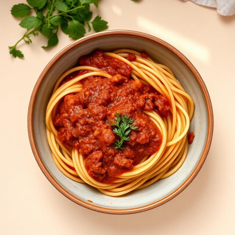 Tjestenina sa seitan bolognese umakom