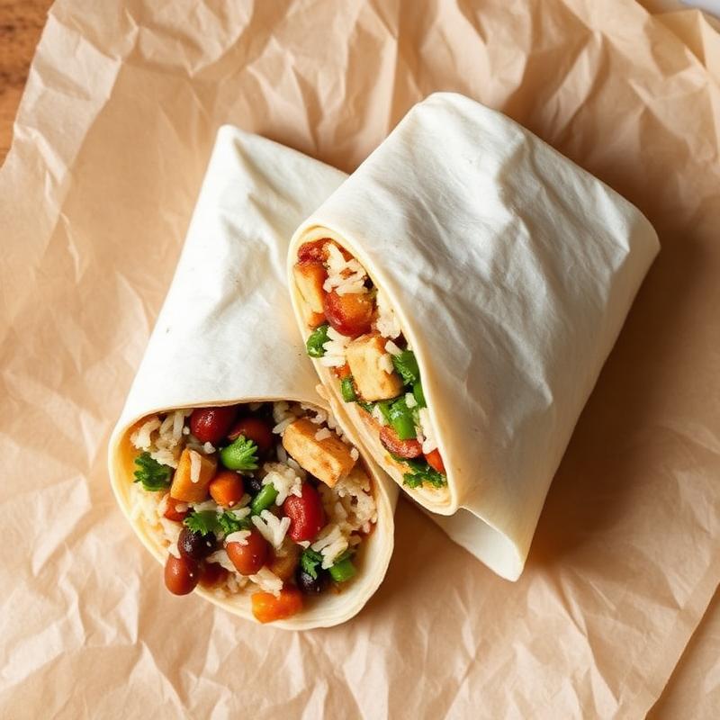 Burrito s dimljenim tofuom