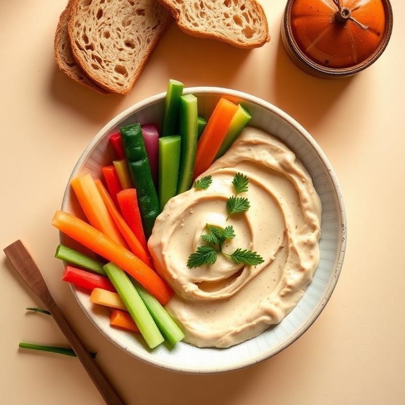 Zdjelica s tofu paštetom i povrćem