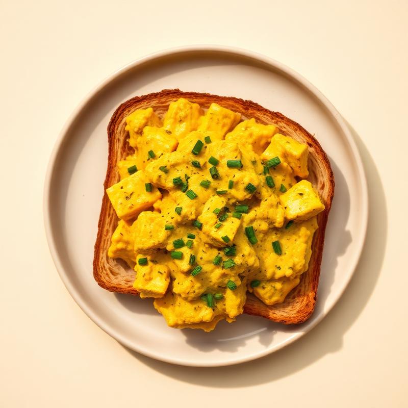 Tofu scramble s kurkumom